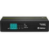 Trendnet TPE-TG44G netværksswitch Ikke administreret Strøm over Ethernet (PoE) Sort