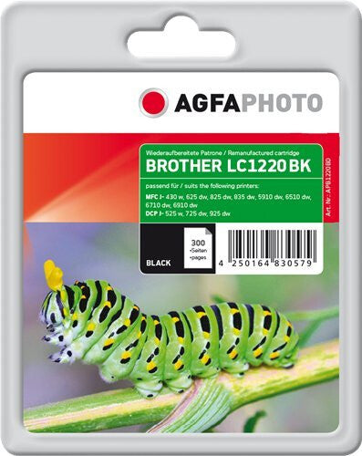 AgfaPhoto APB1220BD blækpatron Standard udbytte Sort