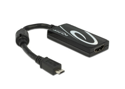 DeLOCK 4043619656431 USB grafisk adapter 3840 x 2160 pixel Sort