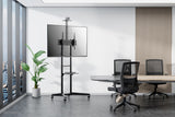 Neomounts FL50-550BL1 multimedie vogn & stand Sort Transportabelt gulvstativ