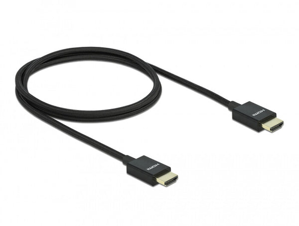 DeLOCK 85384 HDMI-kabel 1 m HDMI Type A (Standard) 3 x HDMI Type A (Standard) Sort