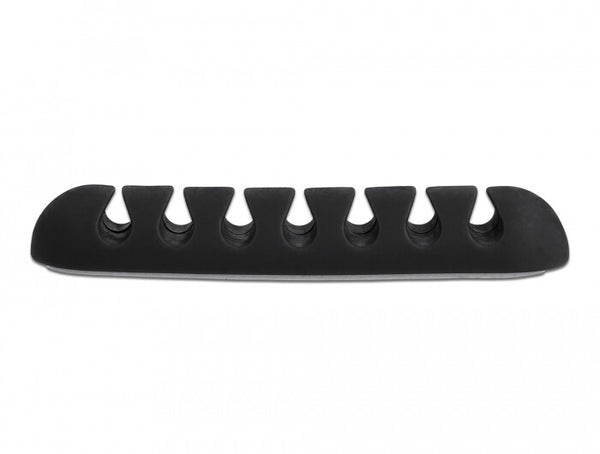 DeLOCK 18348 kabelorganisator Bord/Væg Kabelholder Sort 6 stk