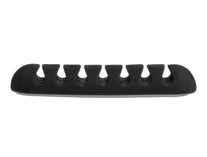 DeLOCK 18348 kabelorganisator Bord/Væg Kabelholder Sort 6 stk