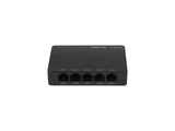 Lanberg DSP2-1005-12V netværksswitch Ikke administreret Gigabit Ethernet (10/100/1000) Sort