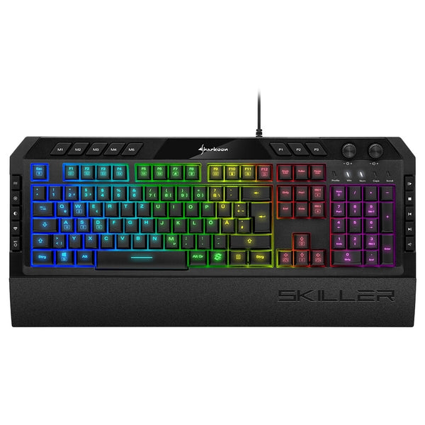 Sharkoon Skiller SGK5 tastatur Spil USB QWERTZ Tysk Sort