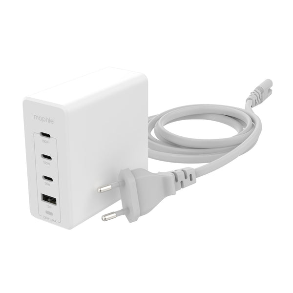 mophie 409909309 oplader til mobil enhed Laptop, Smartphone, Tablet Hvid Vekselstrøm Hurtig opladning Indendørs