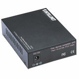 Intellinet 506502 netværksomformer til medie 100 Mbit/s 1310 nm Multitilstand Sort