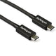 StarTech.com TBLT34MM80CM Thunderbolt kabel 0,8 m 40 Gbit/sek. Sort
