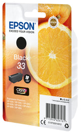 Epson Oranges C13T33314022 blækpatron 1 stk Original Sort