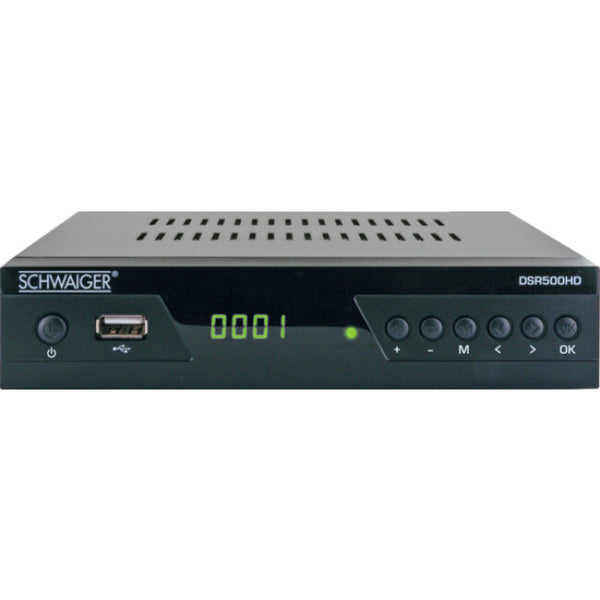 Schwaiger DSR500HD TV set-top boks Kabel Fuld HD Sort