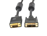 Prokord DVI-VGA 0050 videokabel adapter 3 m DVI-A VGA (D-Sub) Sort