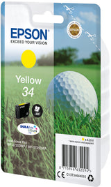 Epson Golf ball 34 golfbold DURABrite Ultra enkeltpakke gult blæk