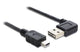 DeLOCK 1m USB 2.0 A - miniUSB m/m USB-kabel USB A Mini-USB A Sort