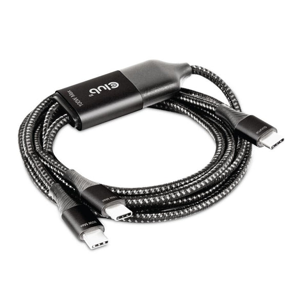CLUB3D CAC-1527 USB-kabel 1,83 m USB C 2 x USB C 100 W Sort