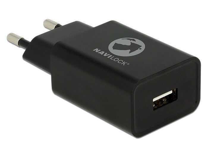 Navilock 62847 oplader til mobil enhed Universel Sort Vekselstrøm Indendørs