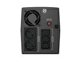 Conceptronic ZEUS04EM UPS-enhed Interaktivt indgangsstik 2,2 kVA 1320 W 5 AC stikkontakt(er)