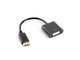 Lanberg AD-0007-BK videokabel adapter 0,1 m DisplayPort DVI-D Sort