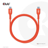 CLUB3D CAC-1573 USB-kabel USB 2.0 2 m USB C 0,48 Gbit/sek. 240 W Rød