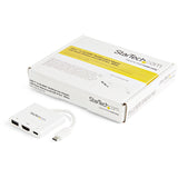 StarTech.com CDP2HDUACPW dockingstation Ledningsført USB 3.2 Gen 1 (3.1 Gen 1) Type-C Hvid