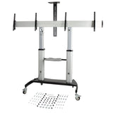 StarTech.com STNDMTVDUO tv-beslag 152,4 cm (60") Sort, Sølv
