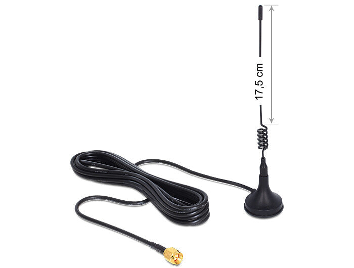 DeLOCK 88879 antenne Omniretningsbestemt antenne RP-SMA 3 dBi