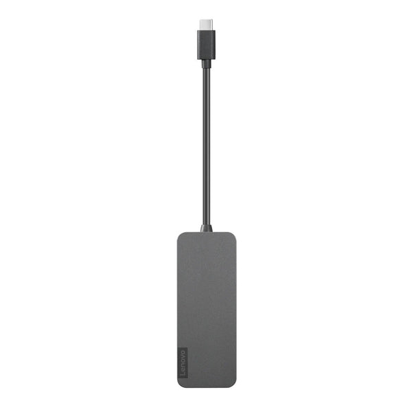 Lenovo 4X90X21427 interface hub USB 3.2 Gen 2 (3.1 Gen 2) Type-C 20000 Mbit/s Grå