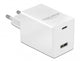 DeLOCK 41448 oplader til mobil enhed Universel Hvid Vekselstrøm Indendørs