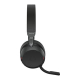 Jabra Evolve2 75 Headset Kabel & trådløs Kontor/Callcenter Bluetooth Opladningsstativ Sort