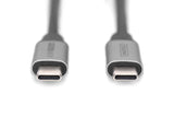 Digitus DB-300220-010-S USB-kabel USB 3.2 Gen 1 (3.1 Gen 1) 1 m USB C 5 Gbit/sek. 60 W Sort