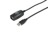 Prokord USBEX02-10m USB-kabel USB 2.0 USB A Sort
