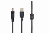 Gembird 1.8m USB 2.0 A/B M USB-kabel 1,8 m USB A USB B Sort