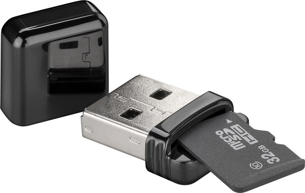 Goobay 38656 kortlæser USB Sort