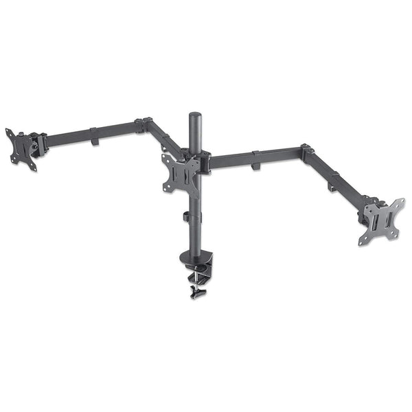 Manhattan 461658 skærmbeslag og -stativer 68,6 cm (27") Skrivebord Sort