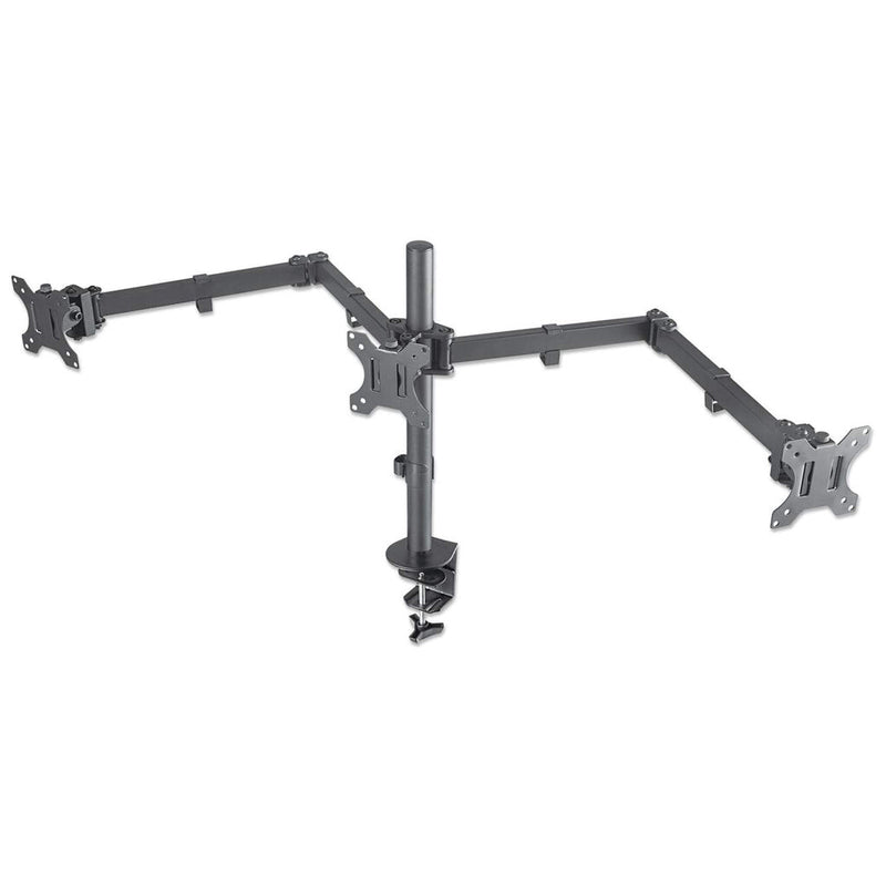 Manhattan 461658 skærmbeslag og -stativer 68,6 cm (27") Skrivebord Sort