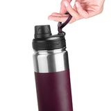 Asobu Alpine Flask Vandring 530 ml Rustfrit stål Bourgogne