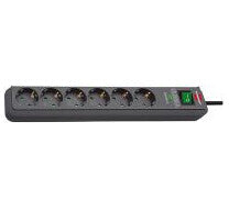 Brennenstuhl 1159710515 stikdåse 5 m 6 AC stikkontakt(er) Indendørs Anthracit
