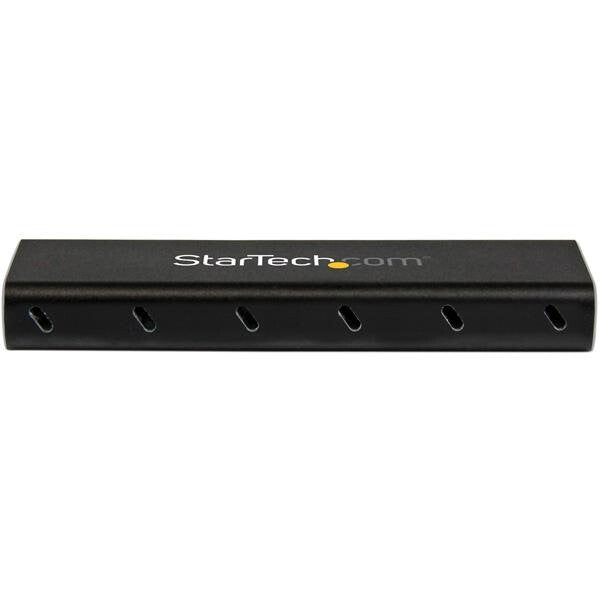 StarTech.com SM21BMU31C3 drevkabinet SSD kabinet Sort, Sølv M.2