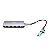 i-tec CANANOTDOCKPD dockingstation Ledningsført USB 3.2 Gen 1 (3.1 Gen 1) Type-A + Type-C Sølv