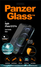PanzerGlass ® CamSlider® Skærmbeskyttelse iPhone 12 | 12 Pro | Edge-to-Edge