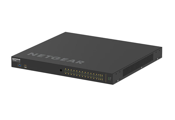 NETGEAR M4250-26G4XF-PoE+ Administreret L2/L3 Gigabit Ethernet (10/100/1000) Strøm over Ethernet (PoE) 1U Sort
