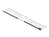 DeLOCK 19491 kabelsamler Parallel kabelindføring Polyamid Sort, Transparent 100 stk