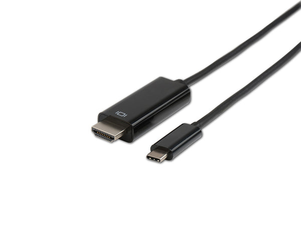 Prokord UTC-H-1M videokabel adapter USB Type-C HDMI Sort
