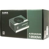 Inter-Tech SAMA FTX-1200-A ARMOR enhed til strømforsyning 1200 W 20+4 pin ATX ATX Sort