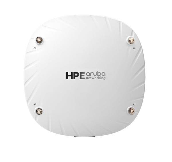 HPE Aruba Networking AP-514 (RW) Dual Radio 4x4/2x2 802.11ax External Antennas Unified Campus AP 5375 Mbit/s Hvid Strøm over Ethernet (PoE)