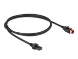 DeLOCK 85950 el-ledning Sort 1 m 2 x 4 pin mini DIN PoweredUSB