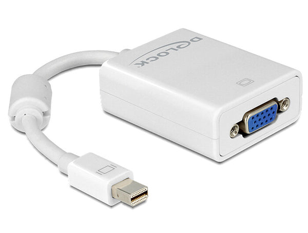 DeLOCK Adapter mini Displayport / VGA FM 0,18 m VGA (D-Sub) Hvid