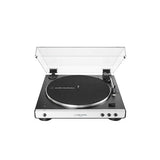 Audio-Technica AT-LP60XBT Bæltedrevet pladespiller Hvid Fuld automatisk