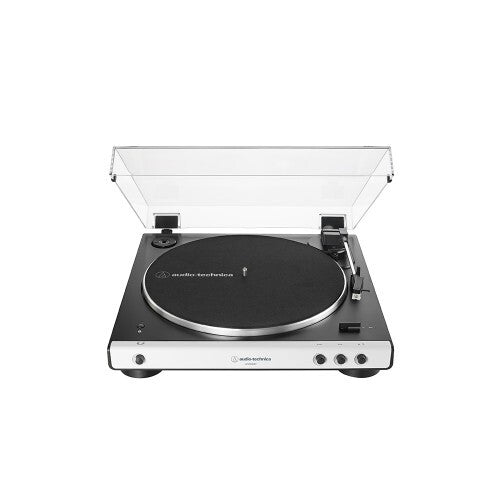 Audio-Technica AT-LP60XBT Bæltedrevet pladespiller Hvid Fuld automatisk
