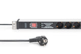 Digitus DN-95433 strømforsyningsenhed (PDU) 5 AC stikkontakt(er) 1U