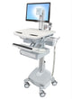 Ergotron StyleView Aluminium, Grå, Hvid Fladt panel Multimedie kurv